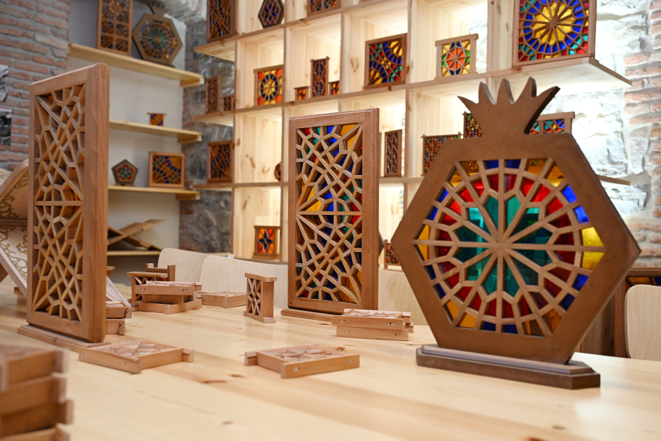 Leyla Aliyeva and Arzu Aliyeva attend opening of historical and architectural monuments after restoration in Sheki city (PHOTO)