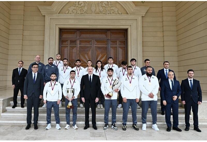 Azerbaijani wrestlers once again demonstrated that they are first in Europe - President Ilham Aliyev