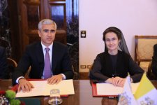 Heydar Aliyev Foundation to implement new projects on restoration of monuments in the Vatican (PHOTO)