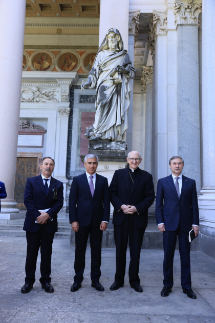 Heydar Aliyev Foundation to implement new projects on restoration of monuments in the Vatican (PHOTO)
