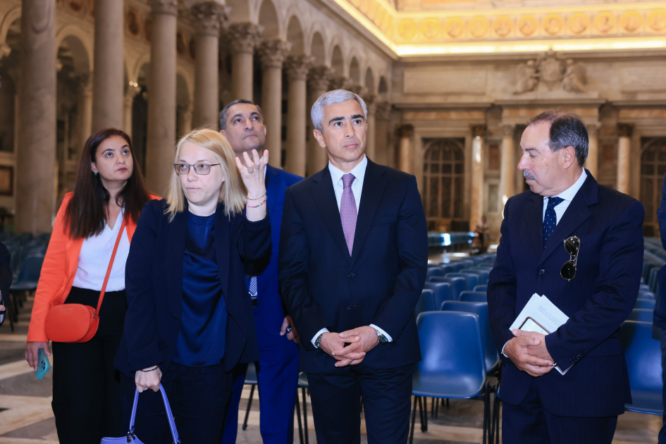 Heydar Aliyev Foundation to implement new projects on restoration of monuments in the Vatican (PHOTO)