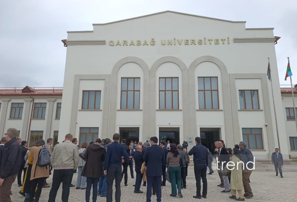 Diplomatic corps representatives visit Azerbaijan's Garabagh University (PHOTO)