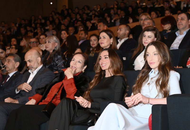 Arzu Aliyeva, Alena Aliyeva attend premier of feature film "Taghiyev: School" (PHOTO)