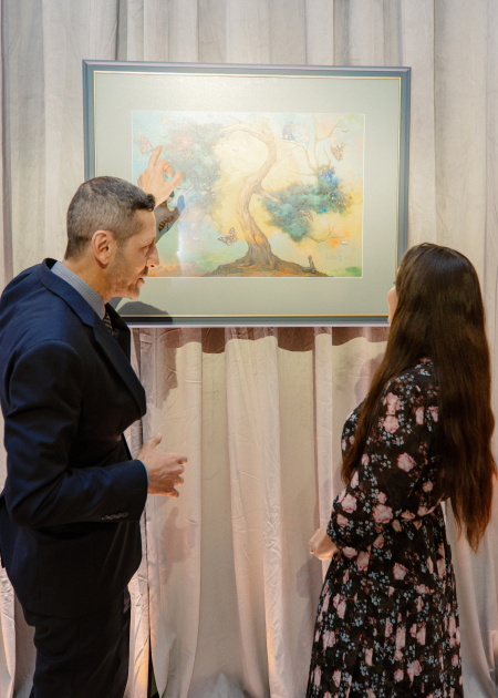 Leyla Aliyeva, Arzu Aliyeva and Alena Aliyeva visit "Art in Motion" exhibition (PHOTO)