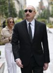 President Ilham Aliyev, First Lady Mehriban Aliyeva attend inauguration of Islam Safarli Street following reconstruction (PHOTO)