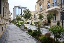 President Ilham Aliyev, First Lady Mehriban Aliyeva attend inauguration of Islam Safarli Street following reconstruction (PHOTO)