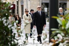 President Ilham Aliyev, First Lady Mehriban Aliyeva attend inauguration of Islam Safarli Street following reconstruction (PHOTO)
