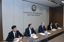 Azerbaijan's FM discusses humanitarian issues in region with ICRC chief (PHOTO)