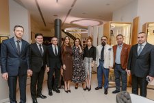 Leyla Aliyeva, Arzu Aliyeva and Alena Aliyeva visit "Art in Motion" exhibition (PHOTO)