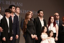 Arzu Aliyeva, Alena Aliyeva attend premier of feature film "Taghiyev: School" (PHOTO)