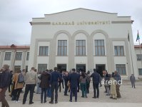 Diplomatic corps representatives visit Azerbaijan's Garabagh University (PHOTO)