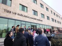 Diplomatic corps representatives visit Garabagh University clinic in Azerbaijan's Khankendi (PHOTO)