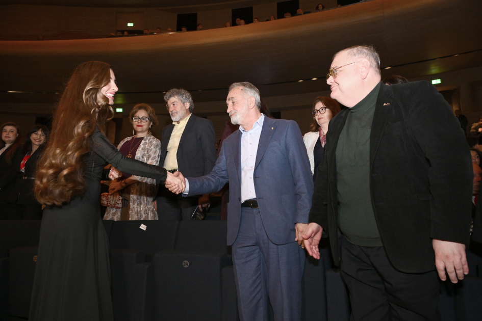 Arzu Aliyeva, Alena Aliyeva attend premier of feature film "Taghiyev: School" (PHOTO)