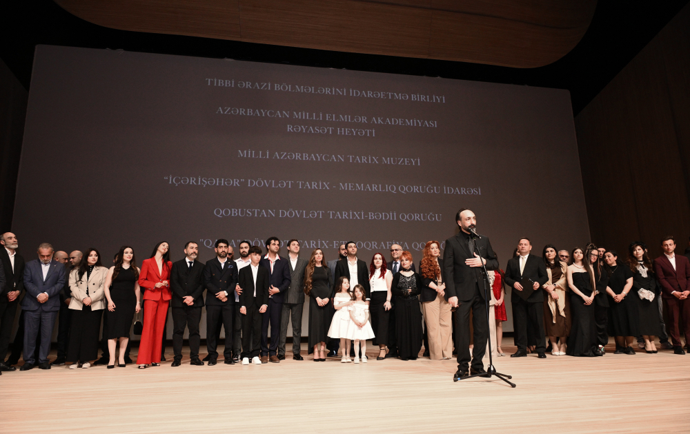 Arzu Aliyeva, Alena Aliyeva attend premier of feature film "Taghiyev: School" (PHOTO)