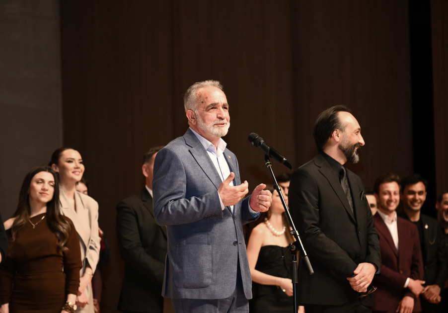 Arzu Aliyeva, Alena Aliyeva attend premier of feature film "Taghiyev: School" (PHOTO)