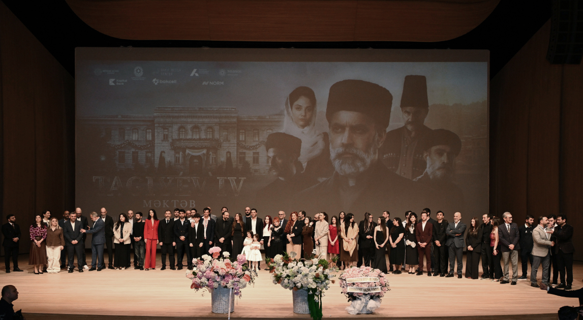 Arzu Aliyeva, Alena Aliyeva attend premier of feature film "Taghiyev: School" (PHOTO)