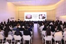 Heydar Aliyev Center hosts youth meeting on “Heydar Aliyev and the Creativity of Omar Eldarov” (PHOTO)