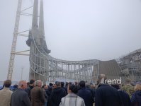 Diplomatic corps representatives view construction of New Shusha Mosque (PHOTO)