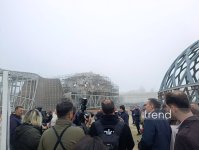 Diplomatic corps representatives view construction of New Shusha Mosque (PHOTO)