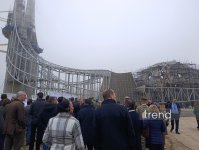 Diplomatic corps representatives view construction of New Shusha Mosque (PHOTO)