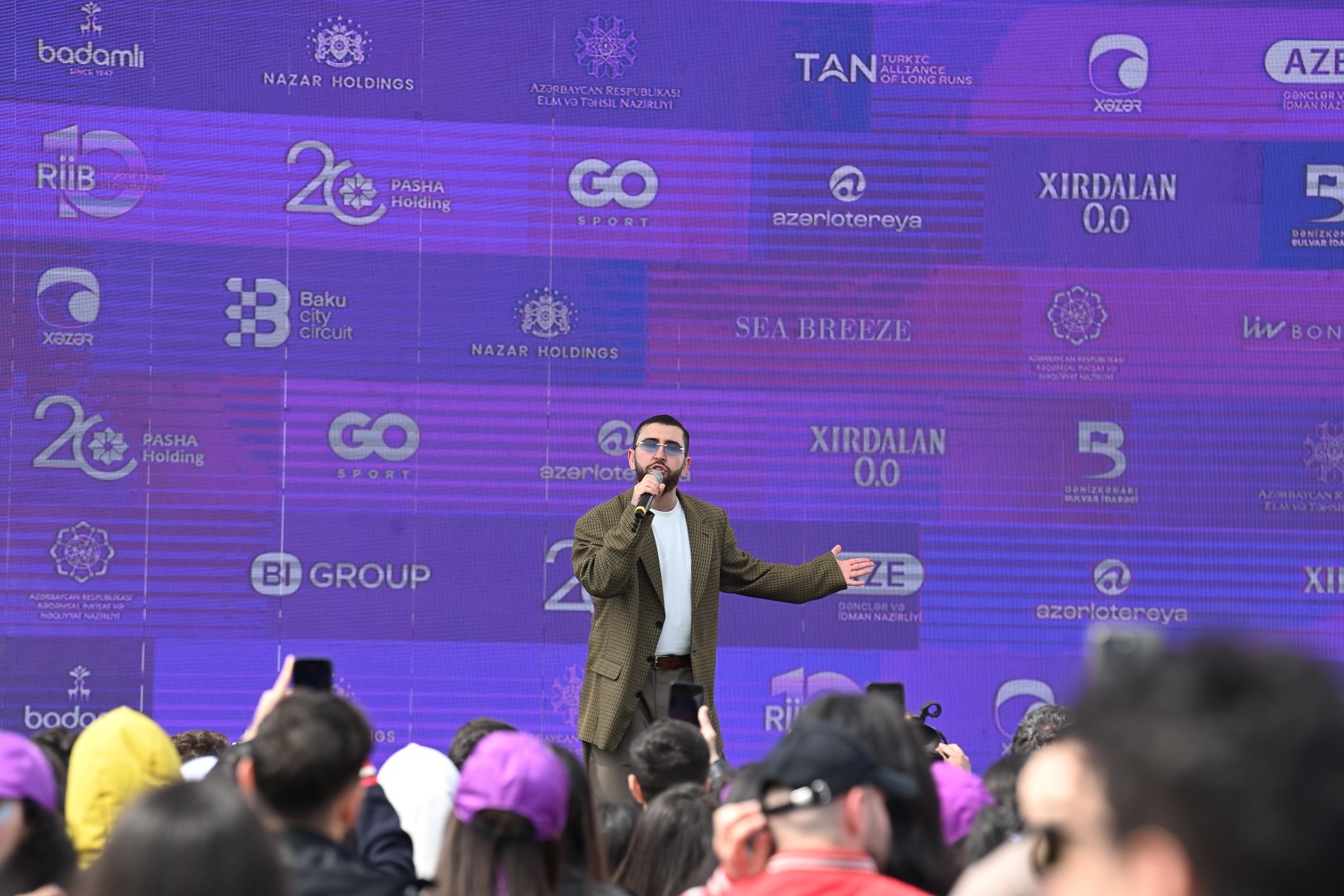 Concert organized at start and finish of “Baku Marathon 2026” (PHOTO)