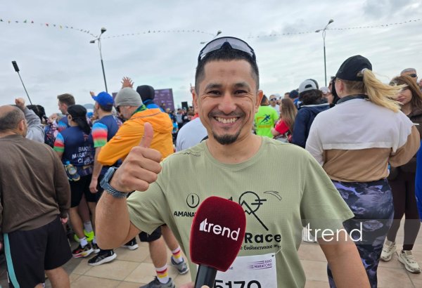 Wind gives Baku Marathon special character – Kyrgyz participant
