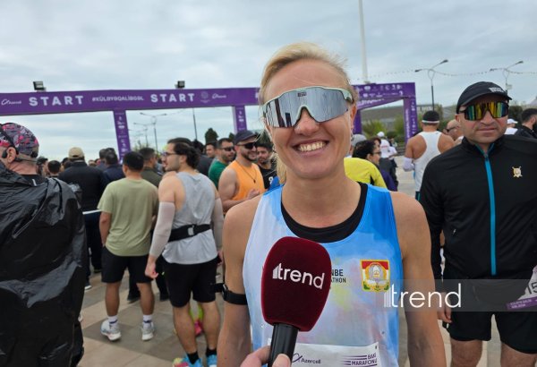 Sporting spirit and strong support can be felt at Baku Marathon – Russian participant