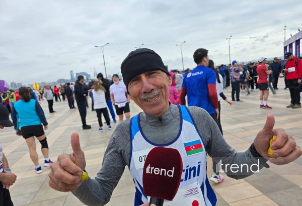 Full marathon in Baku inspires people of different ages to take start – 67-year-old participant