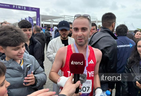 I am very happy to have taken first place in Baku Marathon – Ahmet Alkanoglu
