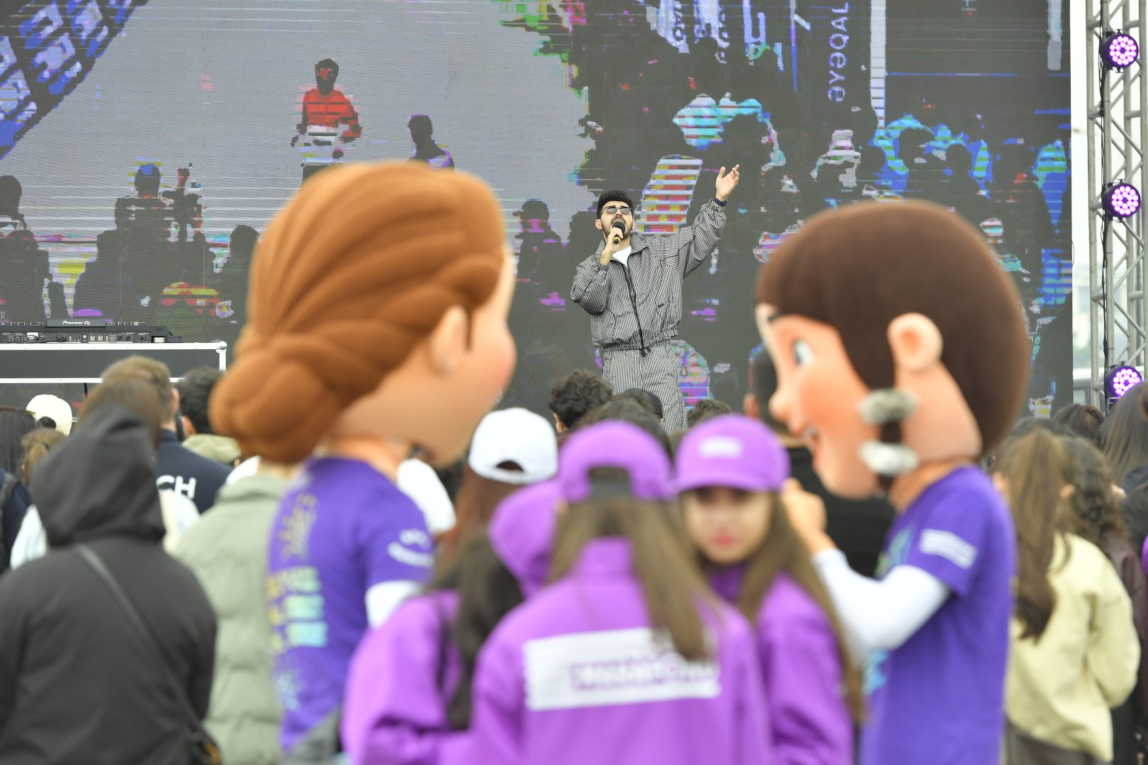 Concert organized at start and finish of “Baku Marathon 2026” (PHOTO)