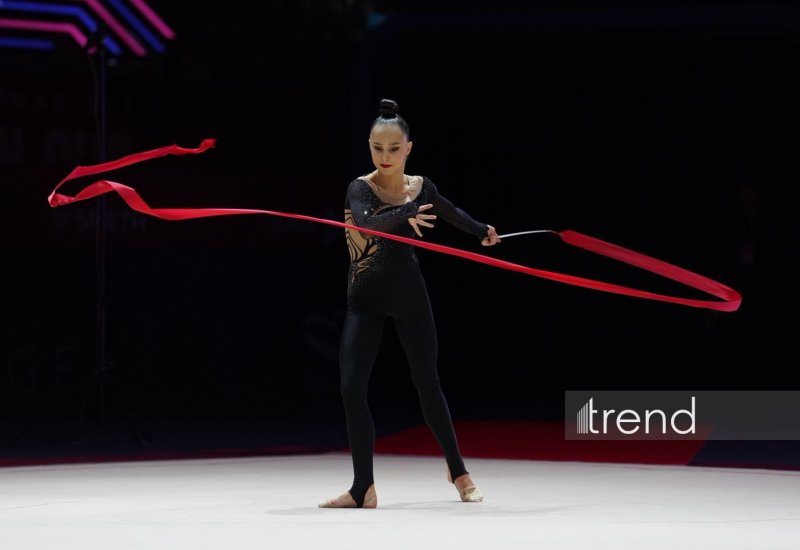 Third day of European Rhythmic Gymnastics Cup in Baku concludes (PHOTO)