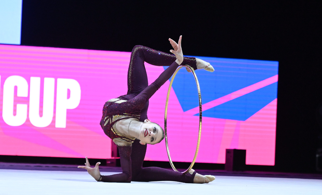 First VP Mehriban Aliyeva watches European Cup in Rhythmic Gymnastics (PHOTO)