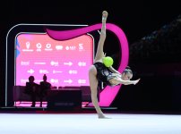 First VP Mehriban Aliyeva watches European Cup in Rhythmic Gymnastics (PHOTO)