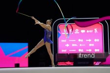 Third day of European Rhythmic Gymnastics Cup in Baku concludes (PHOTO)