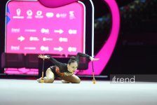 Third day of European Rhythmic Gymnastics Cup in Baku concludes (PHOTO)