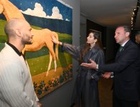 Leyla Aliyeva and Arzu Aliyeva visit International Carpet Festival (PHOTO)