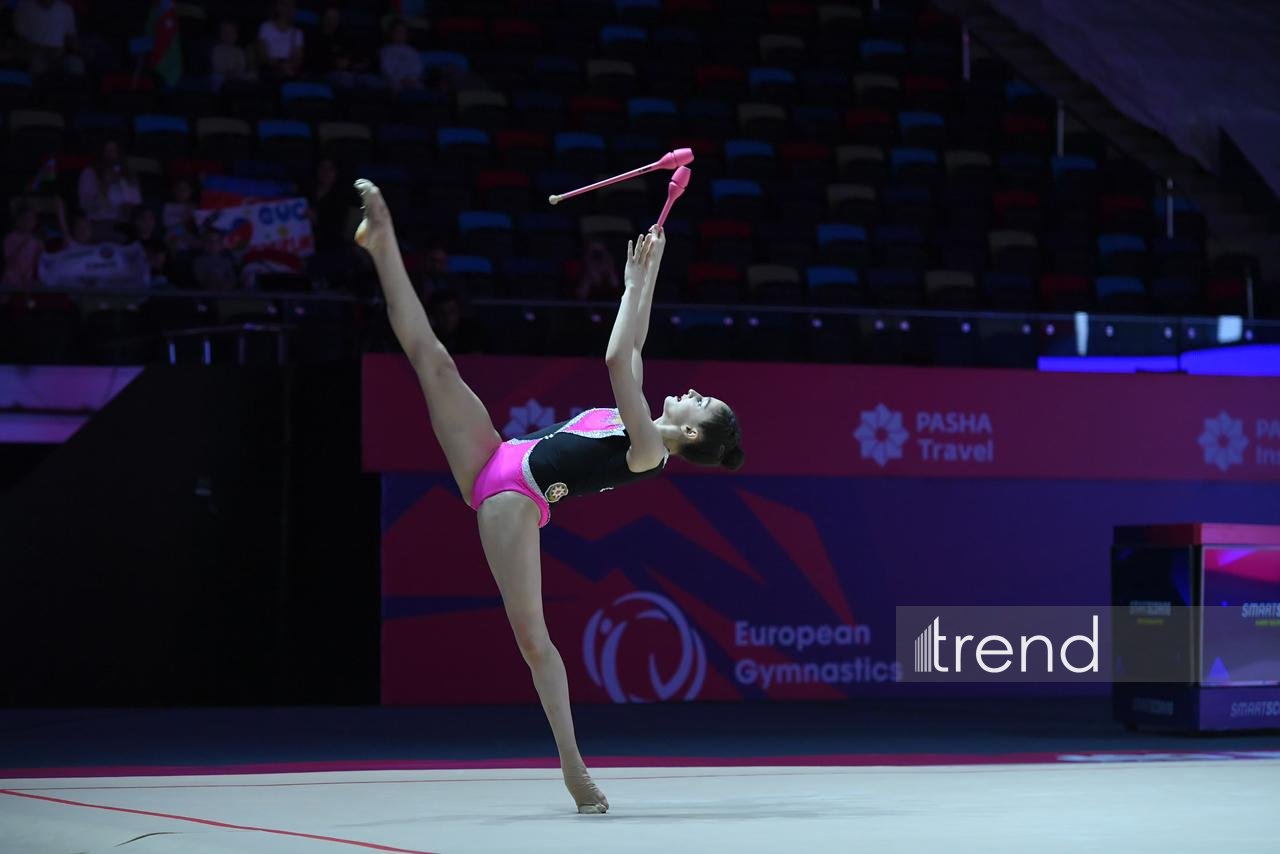 Third day of European Rhythmic Gymnastics Cup in Baku concludes (PHOTO)
