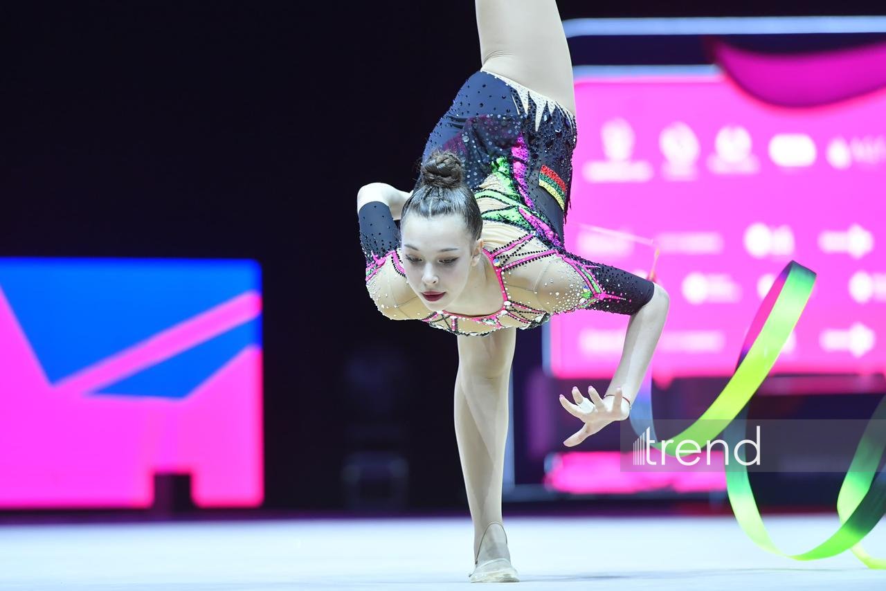 Third day of European Rhythmic Gymnastics Cup in Baku concludes (PHOTO)