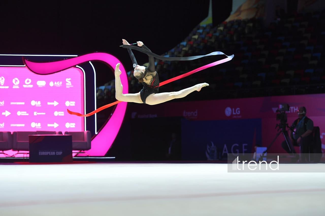 Third day of European Rhythmic Gymnastics Cup in Baku concludes (PHOTO)