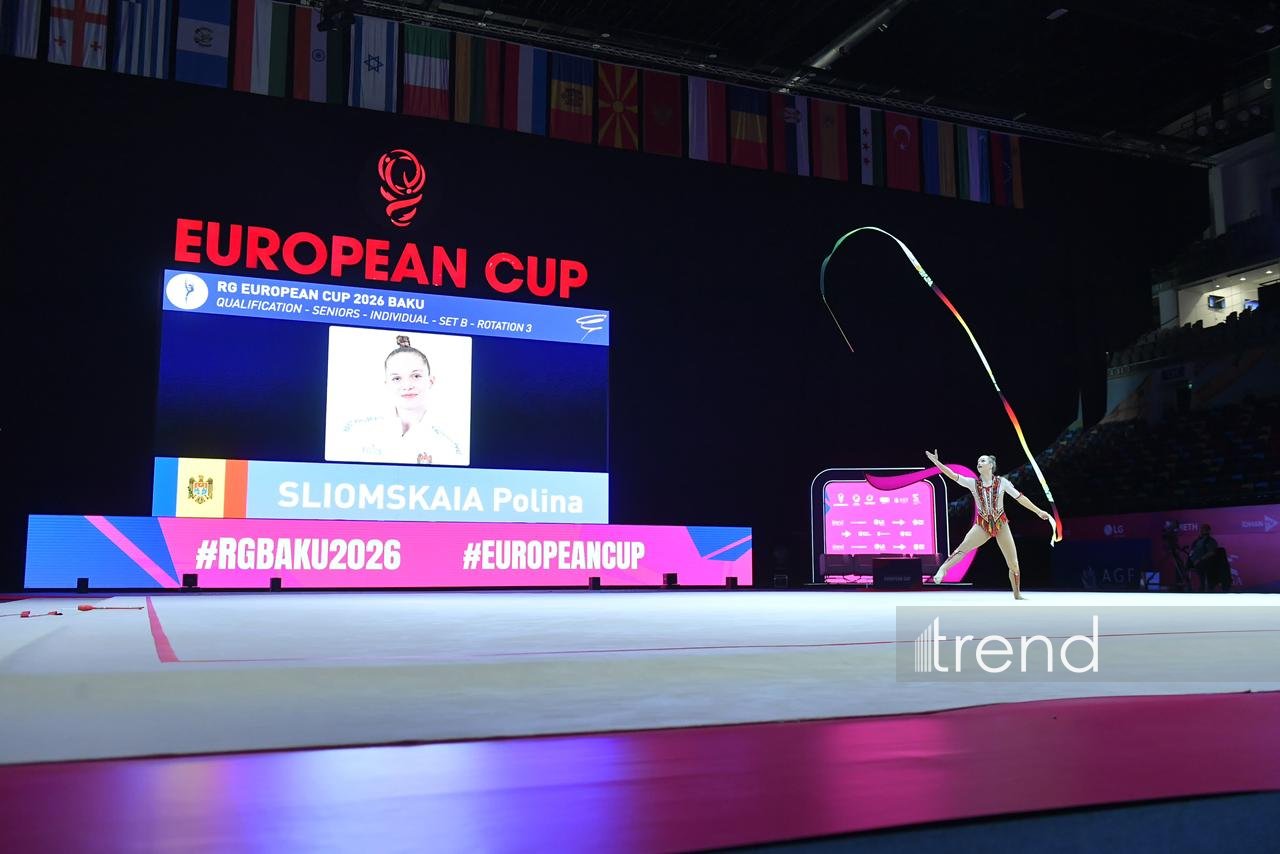 Third day of European Rhythmic Gymnastics Cup in Baku concludes (PHOTO)