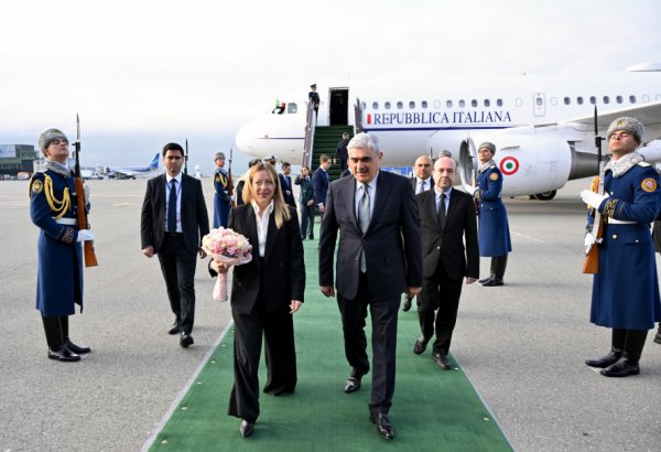 President of Council of Ministers of Italy arrives in Azerbaijan (PHOTO)