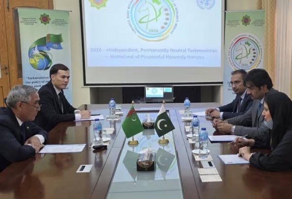 Turkmenistan, Pakistani branch of Swiss bank talk establishing direct interbank relations