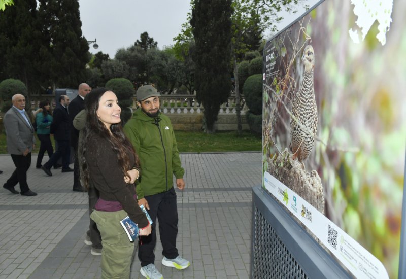 Leyla Aliyeva attends opening of exhibition titled “In the footsteps of Azerbaijan’s nature” (PHOTO)
