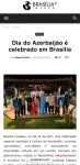 Brazilian media spotlights vibrant Azerbaijani Culture Day in Lago Sul (PHOTO)