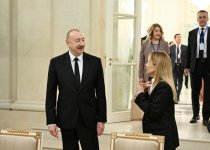 President Ilham Aliyev hosted working dinner in honor of President of Italian Council of Ministers (PHOTO)