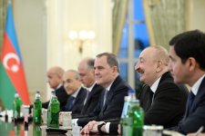 President Ilham Aliyev holds expanded meeting with President of Italian Council of Ministers (PHOTO)