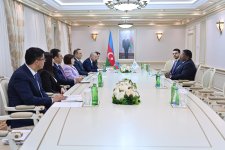 Speaker of Azerbaijani Parliament meets IPU Secretary General (PHOTO)