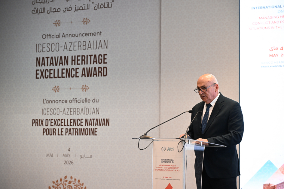 ICESCO headquarters hosts ceremony for presentation of inaugural “Natavan Heritage Excellence Award” to its first recipients (PHOTO)
