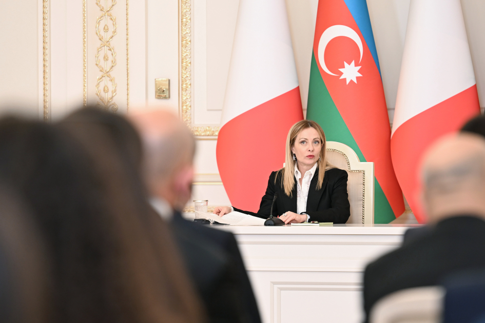 President Ilham Aliyev, President of Italian Council of Ministers Giorgia Meloni make press statements (PHOTO)
