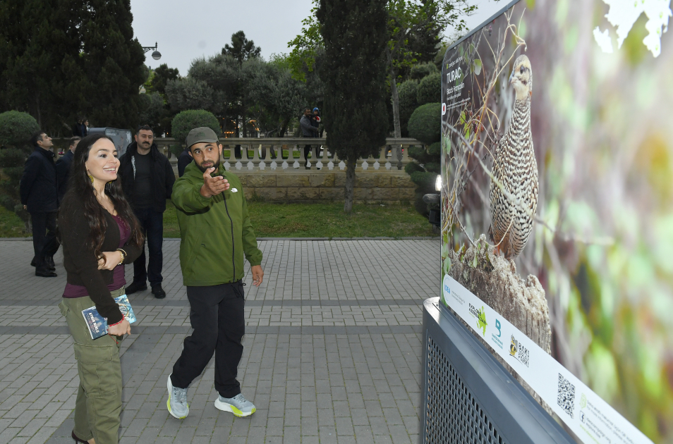 Leyla Aliyeva attends opening of exhibition titled “In the footsteps of Azerbaijan’s nature” (PHOTO)